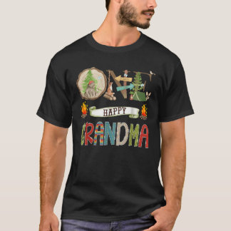 Camiseta Un feliz camper de abuela primer osito de campamen