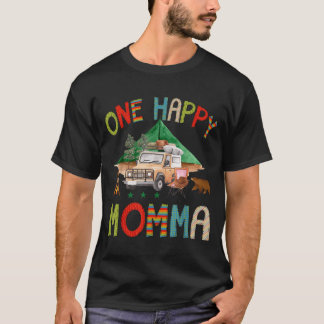 Camiseta Un Feliz Campista de Mamá Cumpleaños 1 Niño Campin