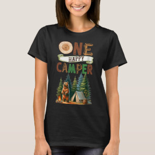Camiseta Un Feliz Campista Primera Cumpleaños Familia Campi