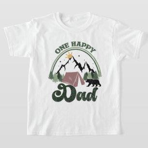 Camiseta Un feliz cumpleaños de camper, un feliz papá