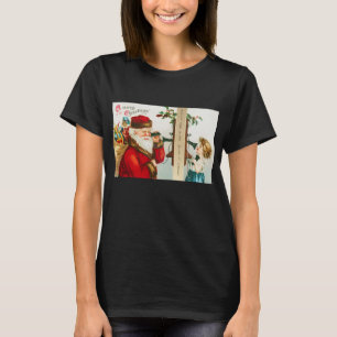 Camiseta Un Feliz Papá Noel de Navidad por Ellen Clapsaddle