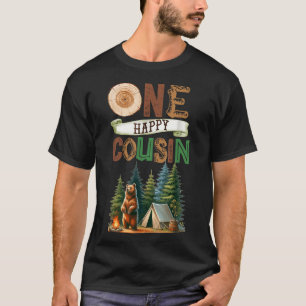 Camiseta Un feliz primo campista cumpleaños Camping Bea