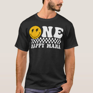 Camiseta Un Feliz Tipo Mamá 1er Cumpleaños Familia