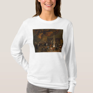 Camiseta Un festín de Bodas de aldea con juerguistas