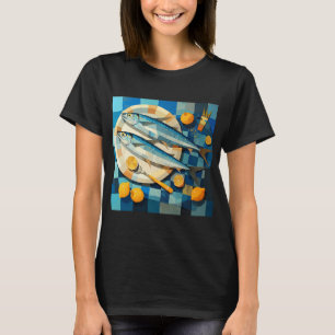 Camiseta Un festín de pescado y delicia de cítricos