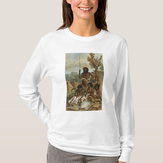 Camiseta Un fiesta australiano de la familia de Nuevo Gales (Anverso)