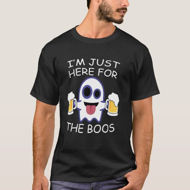 Camiseta Un Fiesta De Halloween Divertido Por El Fantasma D (Anverso)