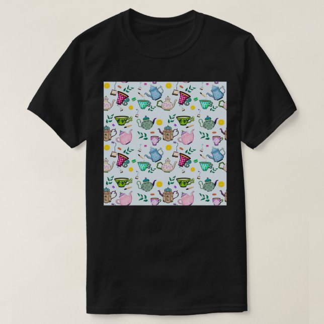 Camiseta Un Fiesta de té (Diseño del anverso)