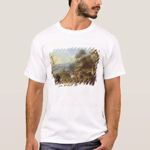 Camiseta Un fiesta Hawking, c.1690 (aceite en lona)