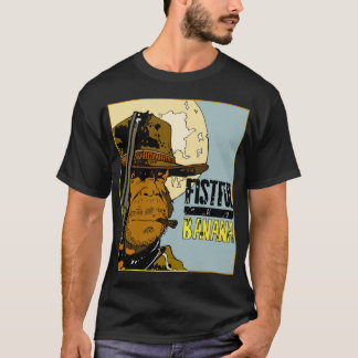 Camiseta Un Fistful de plátanos - Monkey a Clint (el nero