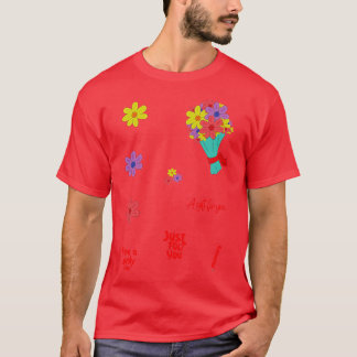 Camiseta Un florido ramo de flores Gift Set Pack