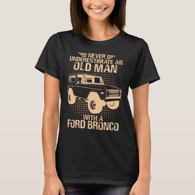 Camiseta Un Ford Bronco de hombre mayor (Anverso)