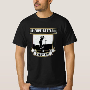 Camiseta Un-Fore-Gettable Cada Mayo Golf Golfer Divertido