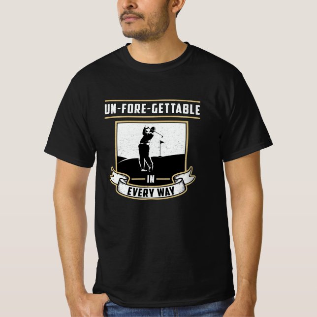 Camiseta Un-Fore-Gettable Cada Mayo Golf Golfer Divertido (Anverso)