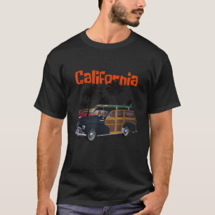 Camiseta Un fresco y clásico estilo woody Wagon de Californ