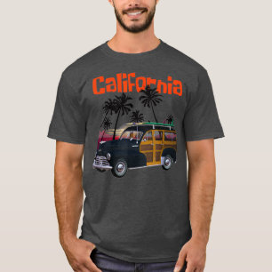 Camiseta Un fresco y clásico estilo woody Wagon de Californ