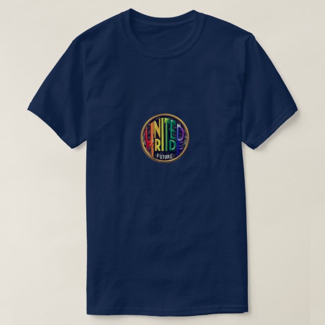 Camiseta Un futuro orgulloso de las Naciones Unidas (Diseño del anverso)
