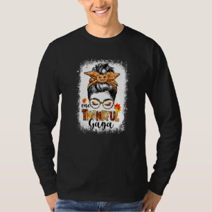 Camiseta Un Gaga Desordenado Gracias Otoño Decolorado Agrad