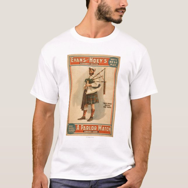 Camiseta Un gaitero escocés de "Hoss viejo" del partido de (Anverso)