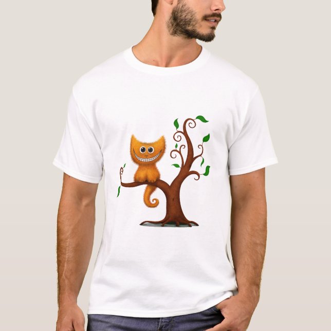 Camiseta Un gatito de Cheshire (Anverso)