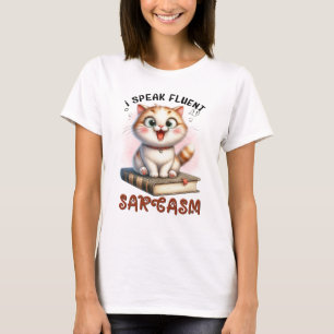 Camiseta Un gatito sarcástico y guapo