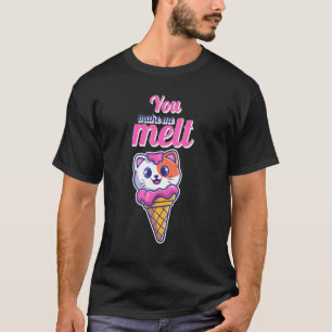 Camiseta Un Gato Aburrido En Un Cono Me Haces Mellar El Amo