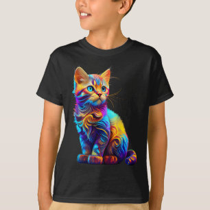Camiseta Un Gato Agradable Para Los Amantes De Los Gatitos 