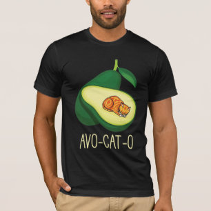 Camiseta Un gato aguacate, un bollo vegetal
