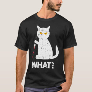 Camiseta Un gato asesino de carne sangrienta disfraz animal