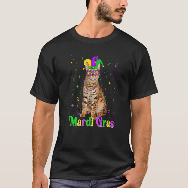 Camiseta Un gato bangladesí divertido anima el coche del Ma (Anverso)