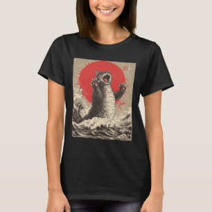 Camiseta Un gato bonito de Catzilla, un gato divertido de a