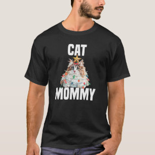Camiseta Un gato bonito noruego con luces de hadas locas