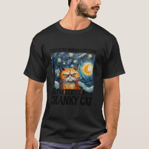 Camiseta Un gato canalla en un disfraz humano Funny Van Gog