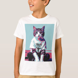 Camiseta Un gato chillin'
