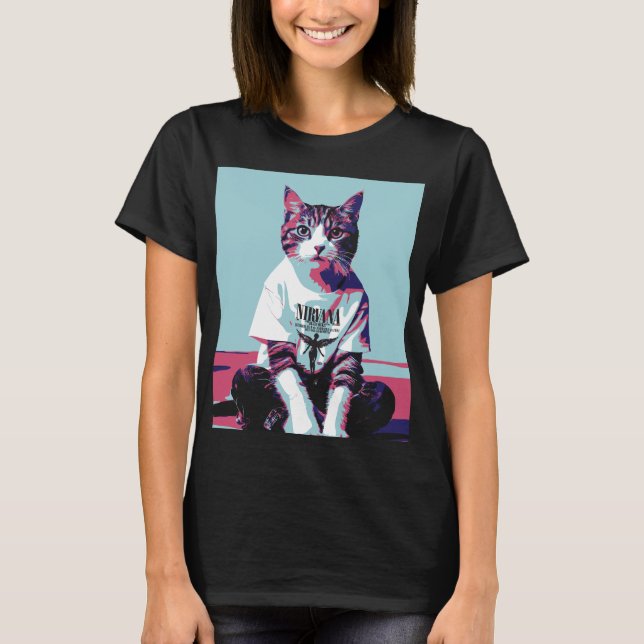 Camiseta Un gato chillin' (Anverso)