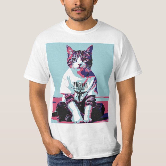 Camiseta Un gato chillin' (Anverso)