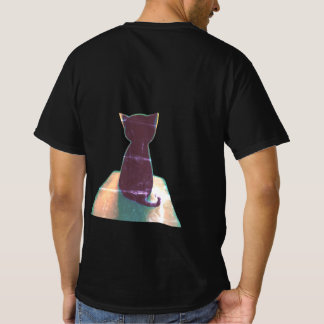 Camiseta Un gato con su espalda