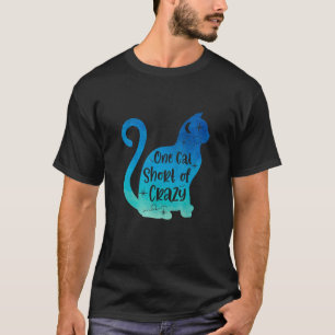 Camiseta Un Gato Corto De Animales Locos Propietarios De Ga