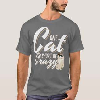 Camiseta Un Gato Corto De Loco