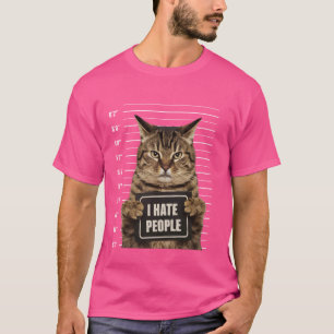 Camiseta Un gato criminal muy divertido fue arrestado, Mugs