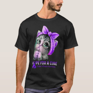 Camiseta Un Gato Cute Esperanza Para Concienciar Sobre El M