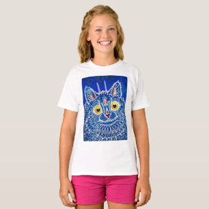 Camiseta Un gato de estilo gótico por Louis Wain