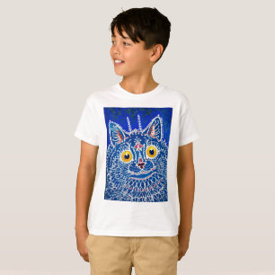 Camiseta Un gato de estilo gótico por Louis Wain 