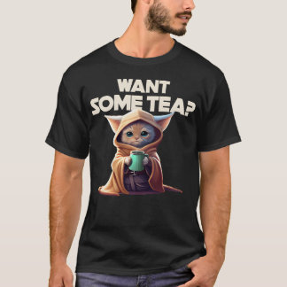camiseta un gato de ia inspirado en una chica de u