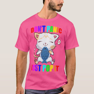 Camiseta Un Gato De Kawaii Con Pescado Pop Es Para Gir