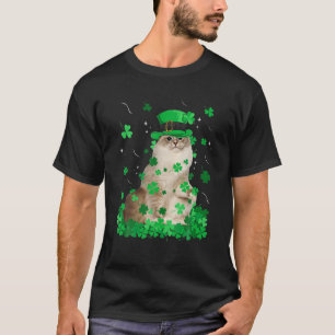 Camiseta Un gato divertido de Ragdoll St Patrick's Day Sham