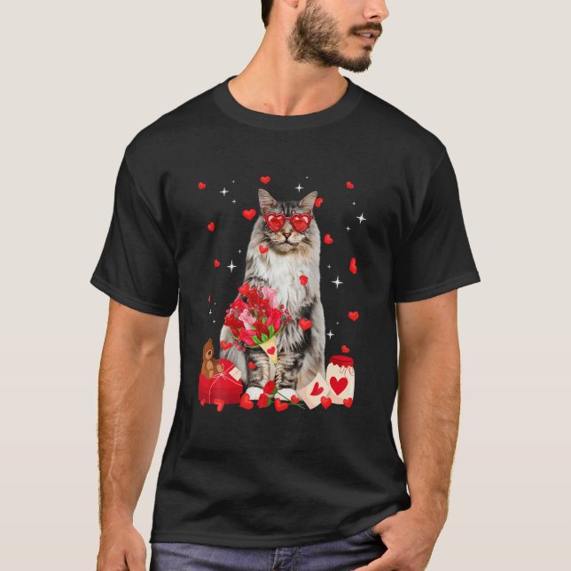 Camiseta Un gato divertido y divertido para el gato (Anverso)