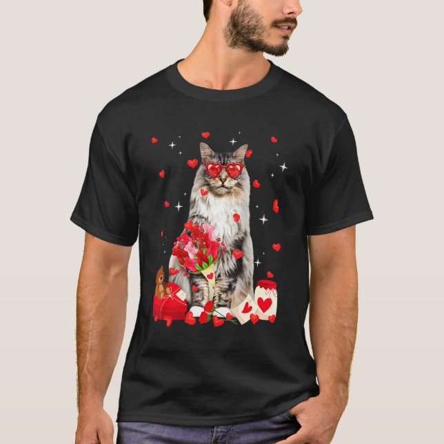 Camiseta Un gato divertido y divertido para el gato (Anverso)
