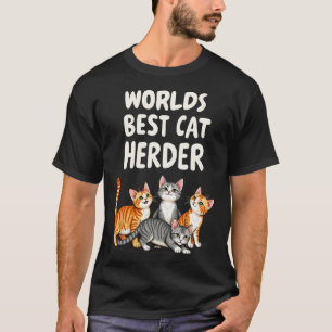 Camiseta Un gato dulce que mamá munda a mejor pastor de gat