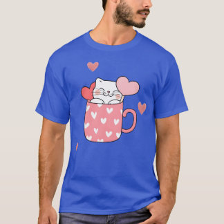 Camiseta Un gato enamorado chico